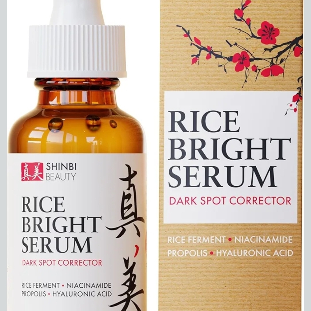 New FACE SERUM RICE BRIGHT DARK SPOT CORRECTOR